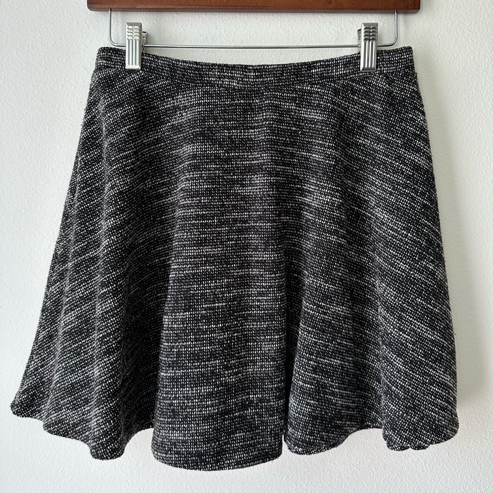 BCX Skater Skirt Heather Grey Knit | Size Medium | Super Soft Knit Skirt